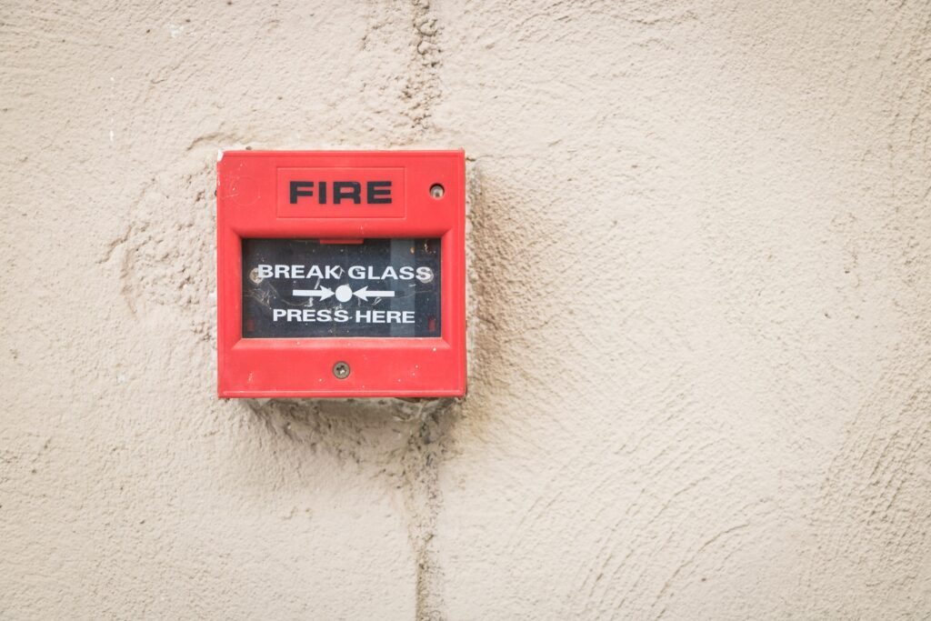 Fire alarm trigger