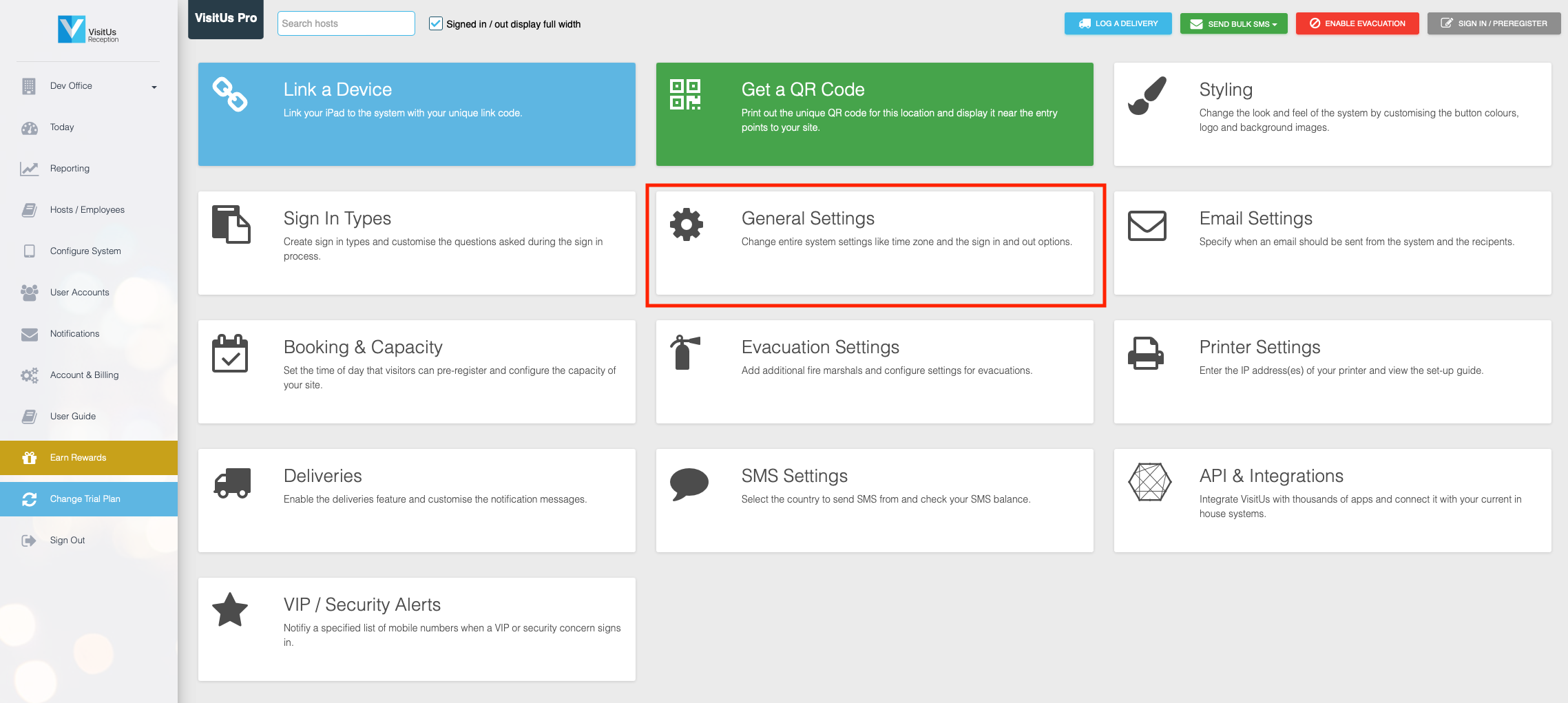 Enable Sign in / out using a QR code - Visitor Management System ...