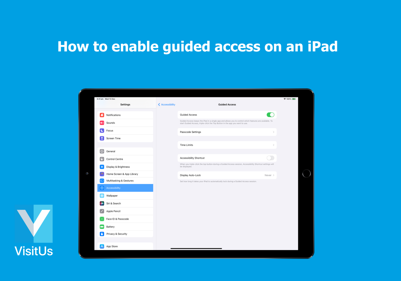 How to Enable Guided Access on an iPad Visitor Management System